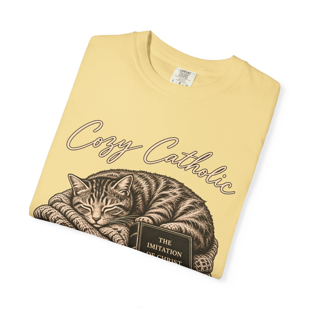 Cozy Catholic Cat T-Shirt