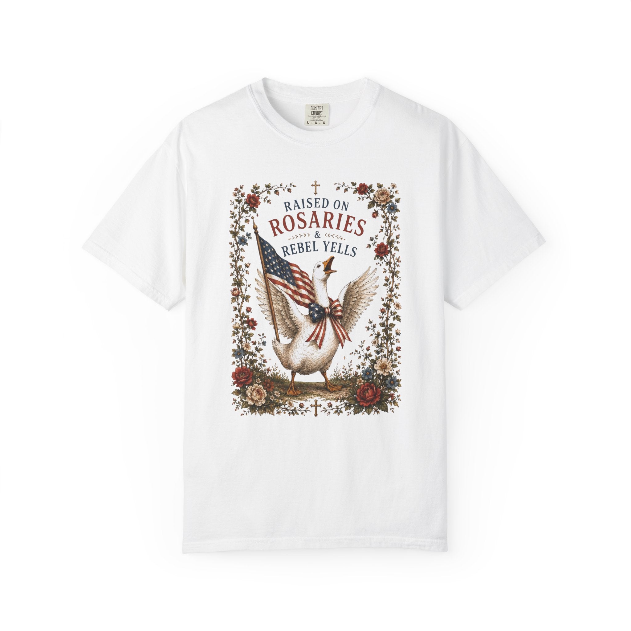 Rosaries & Rebel Yells T-Shirt