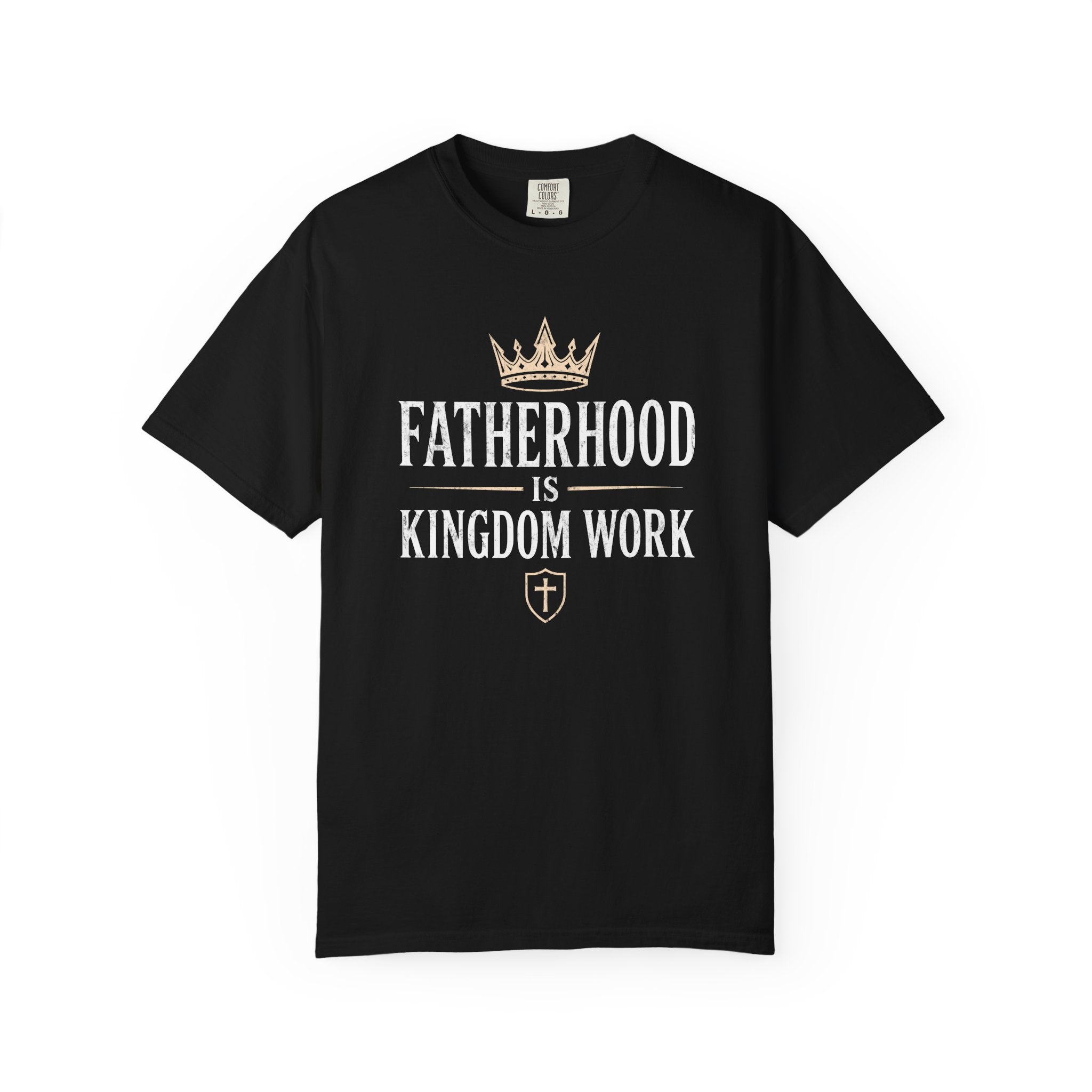 Fatherhood is Kingdom Work Crown T-Shirt