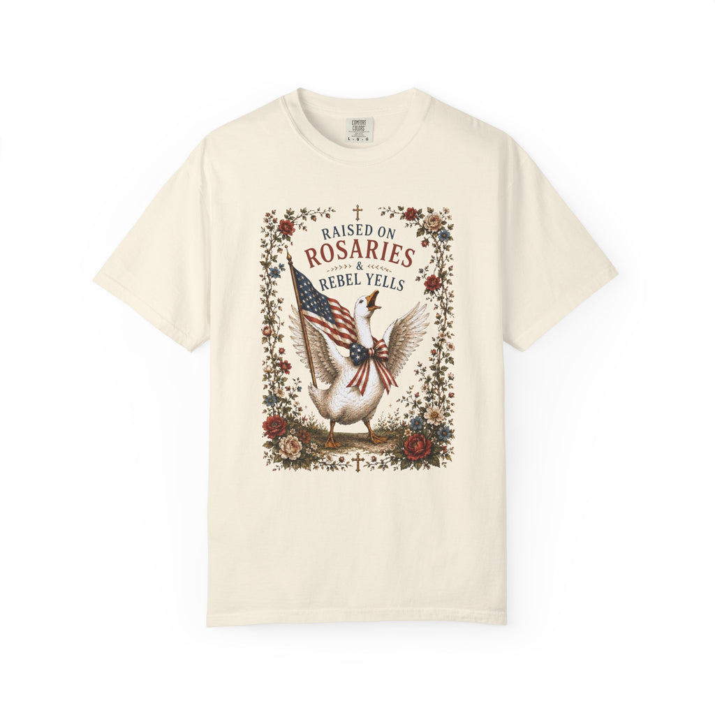 Rosaries & Rebel Yells T-Shirt