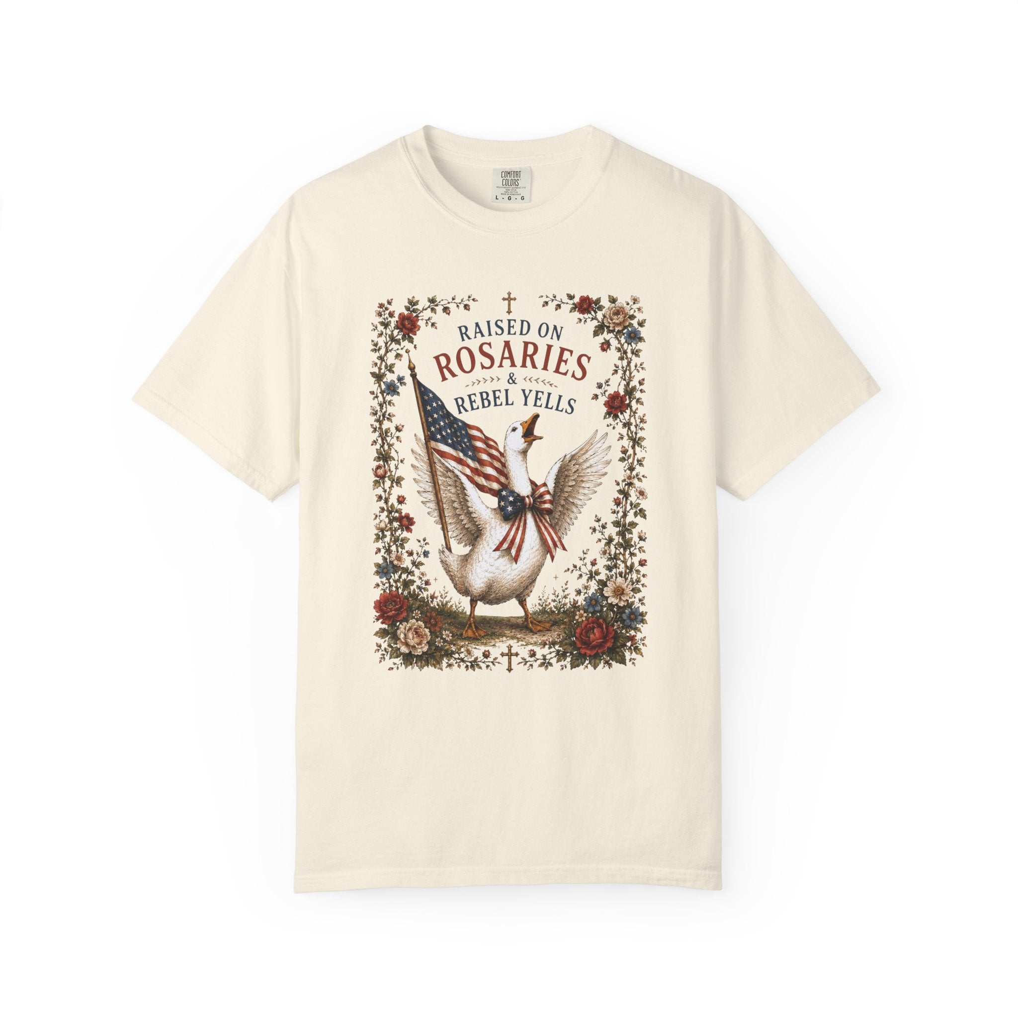 Rosaries & Rebel Yells T-Shirt