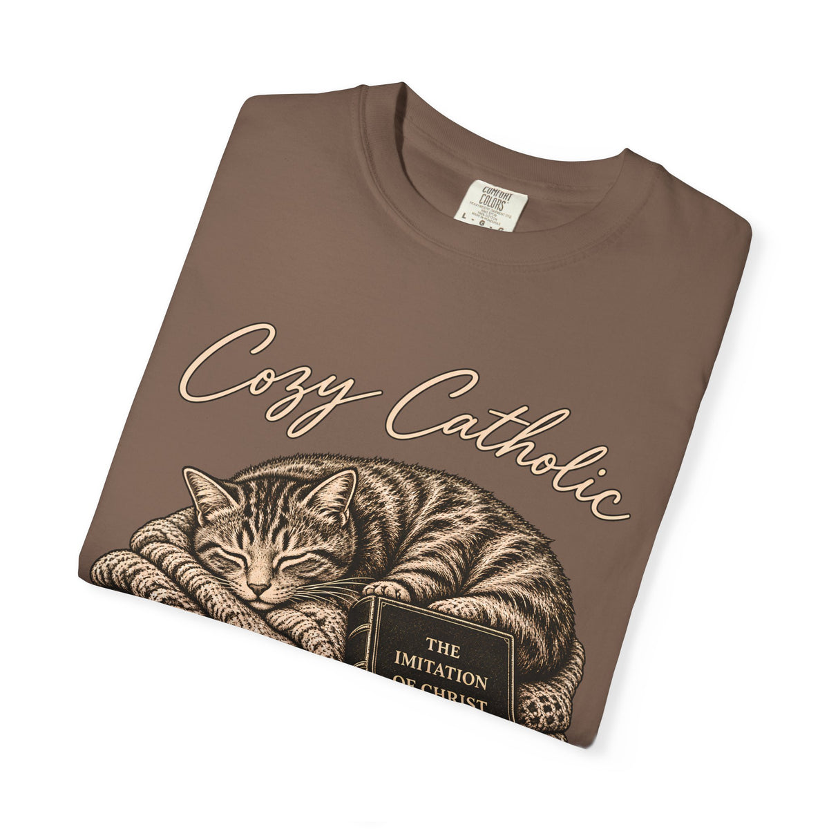 Cozy Catholic Cat T-Shirt