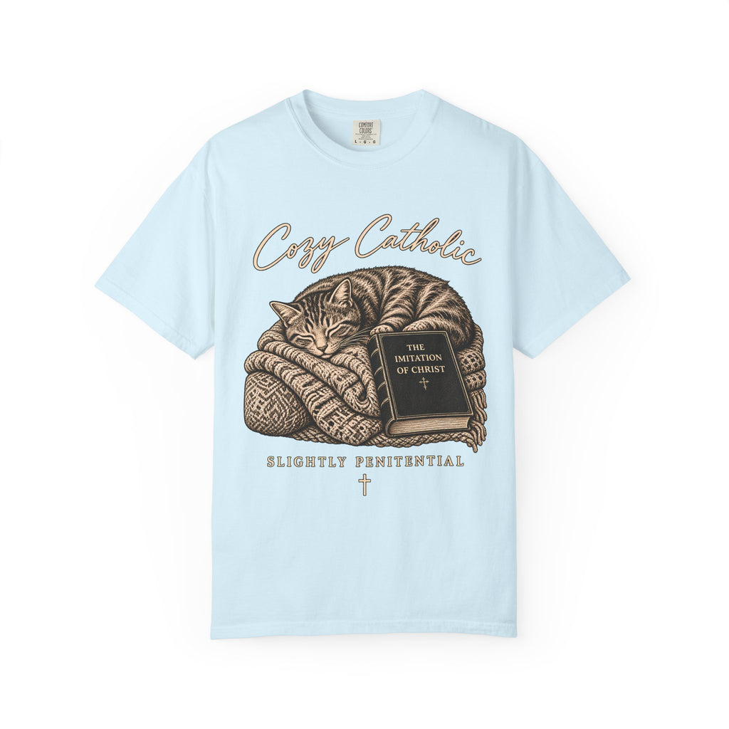 Cozy Catholic Cat T-Shirt