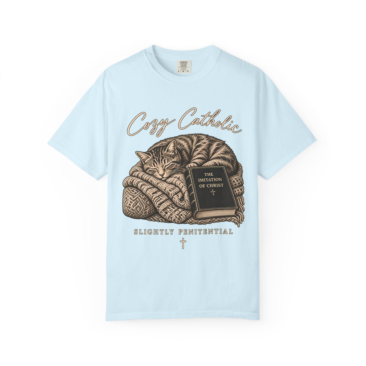 Cozy Catholic Cat T-Shirt