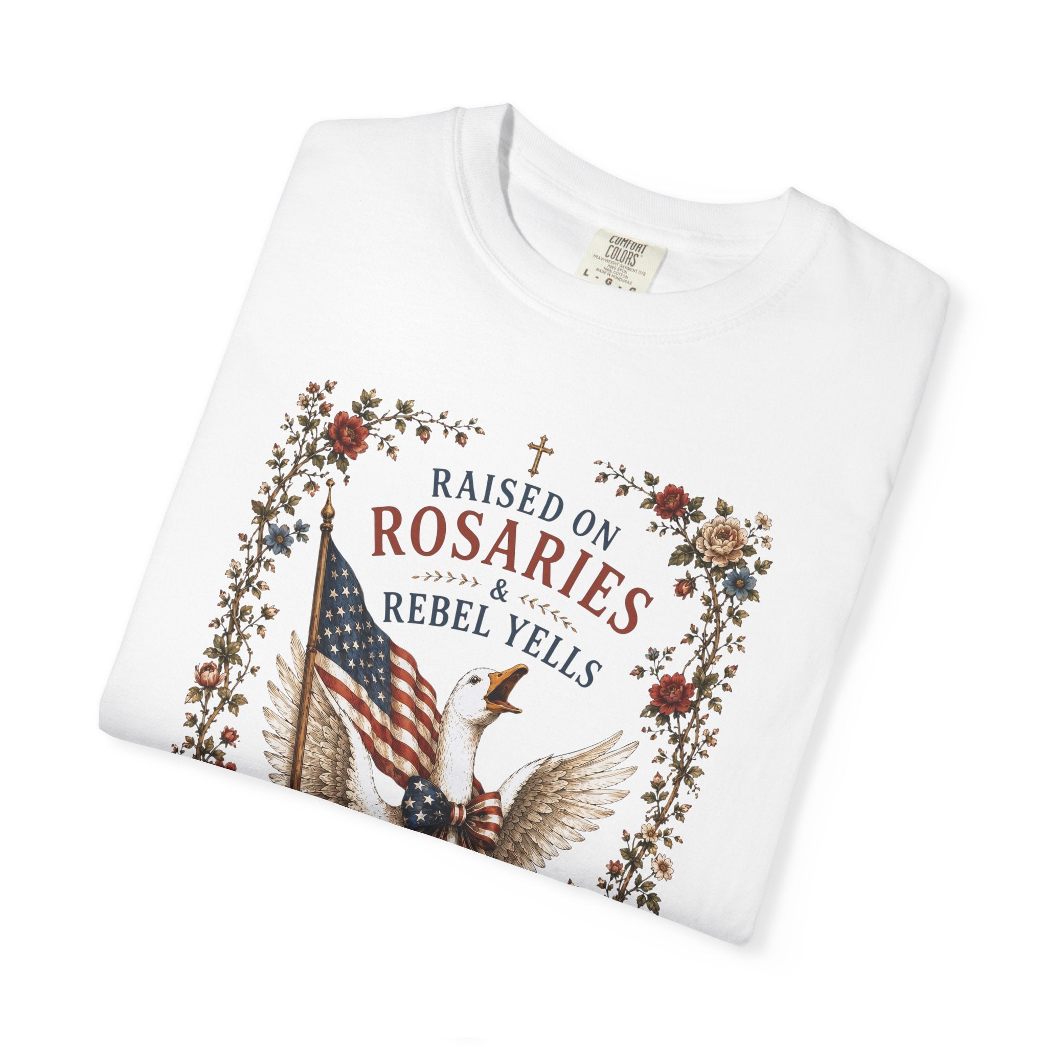 Rosaries & Rebel Yells T-Shirt
