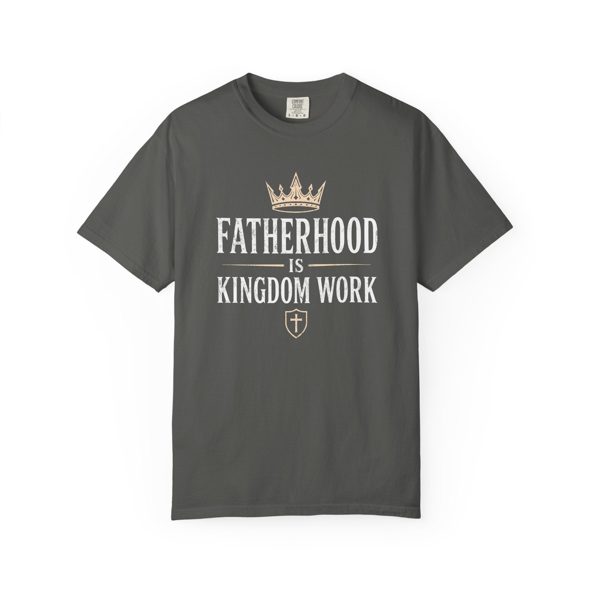Fatherhood is Kingdom Work Crown T-Shirt