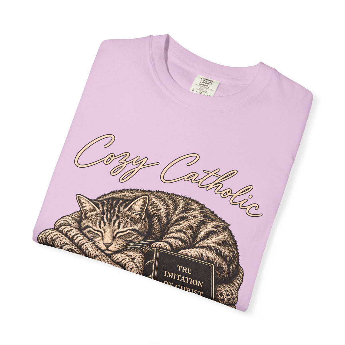 Cozy Catholic Cat T-Shirt