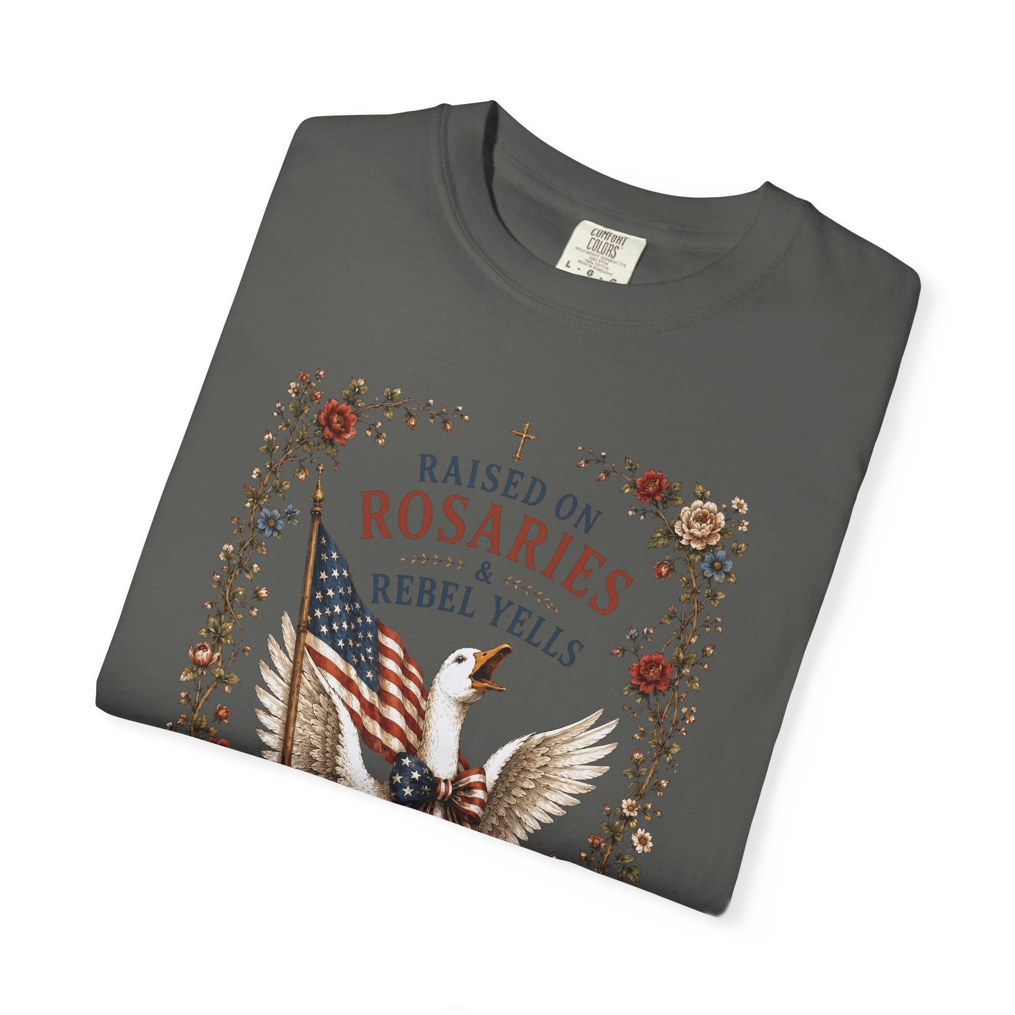 Rosaries & Rebel Yells T-Shirt