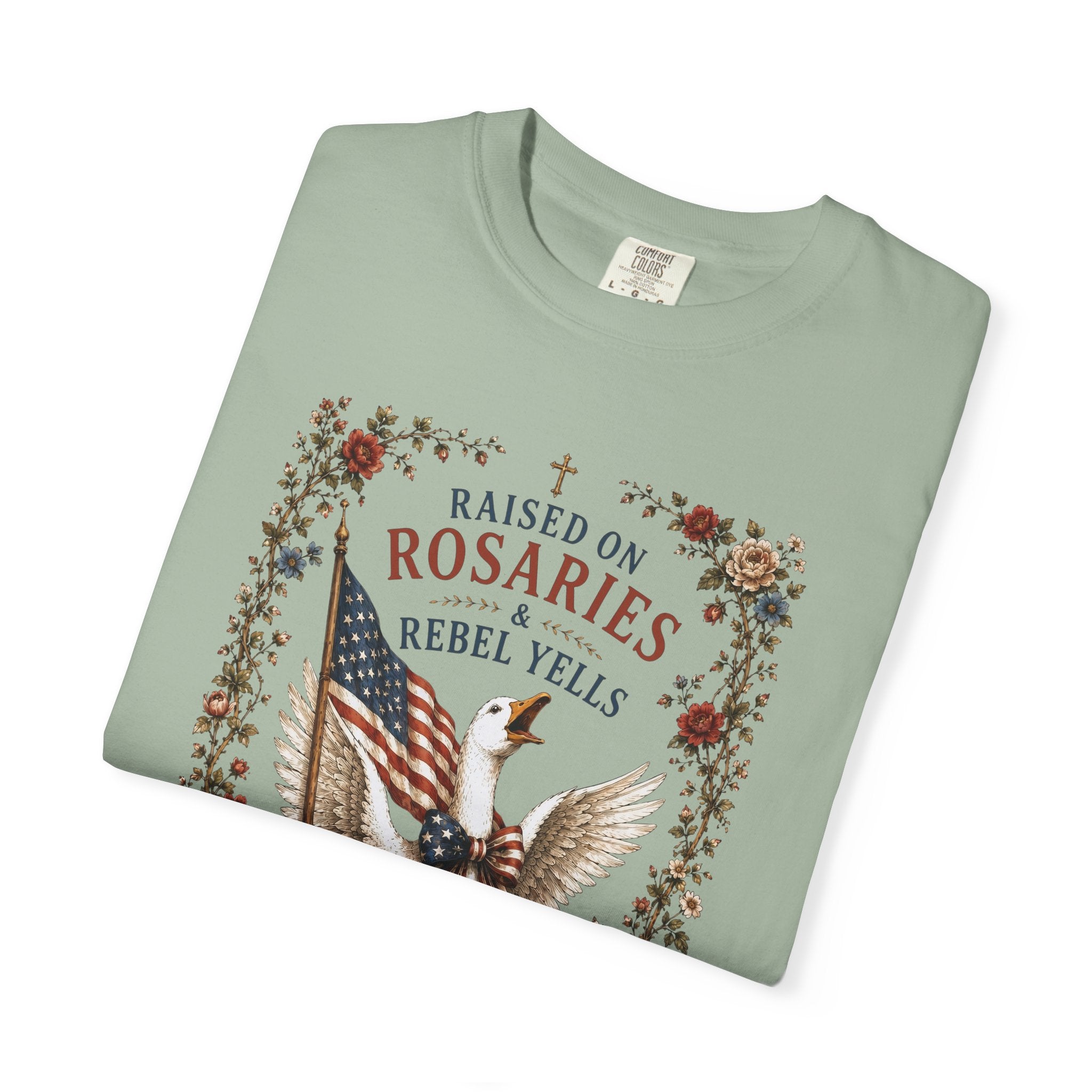 Rosaries & Rebel Yells T-Shirt