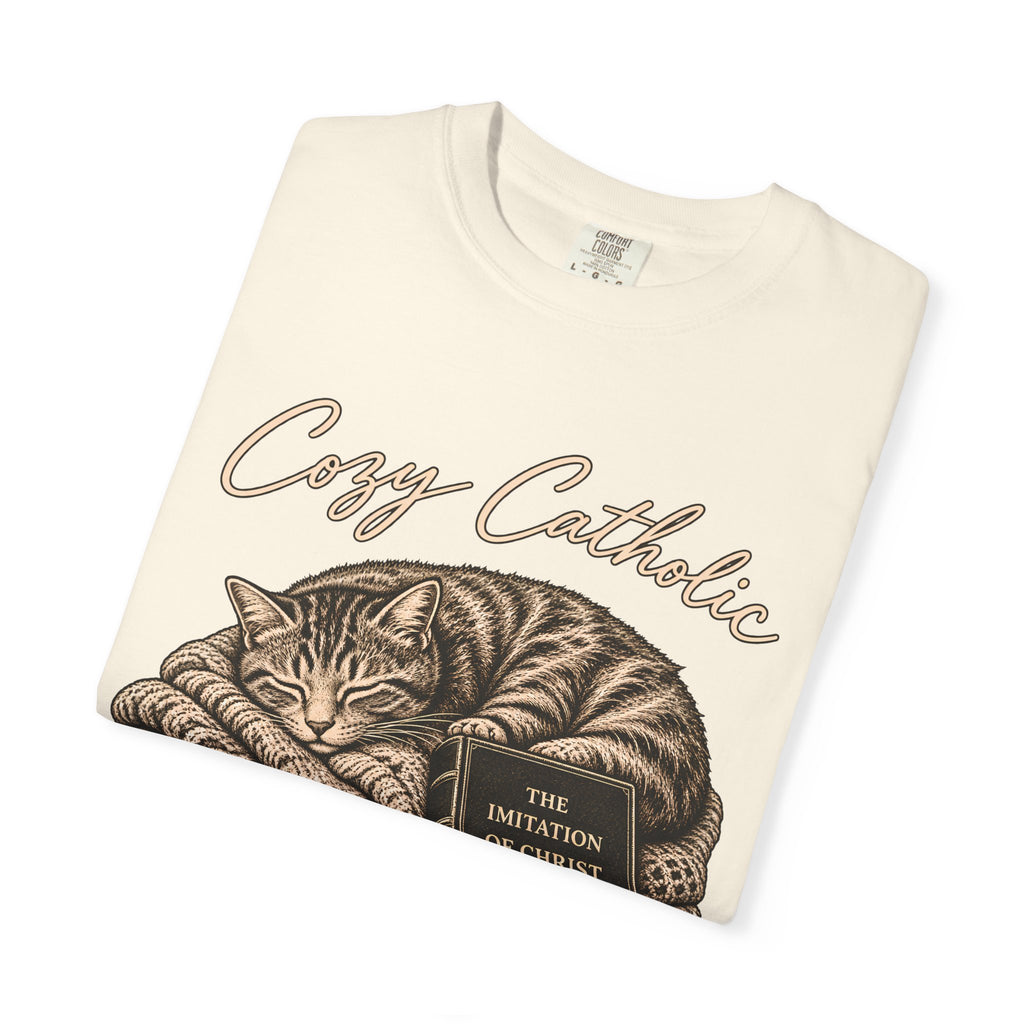 Cozy Catholic Cat T-Shirt