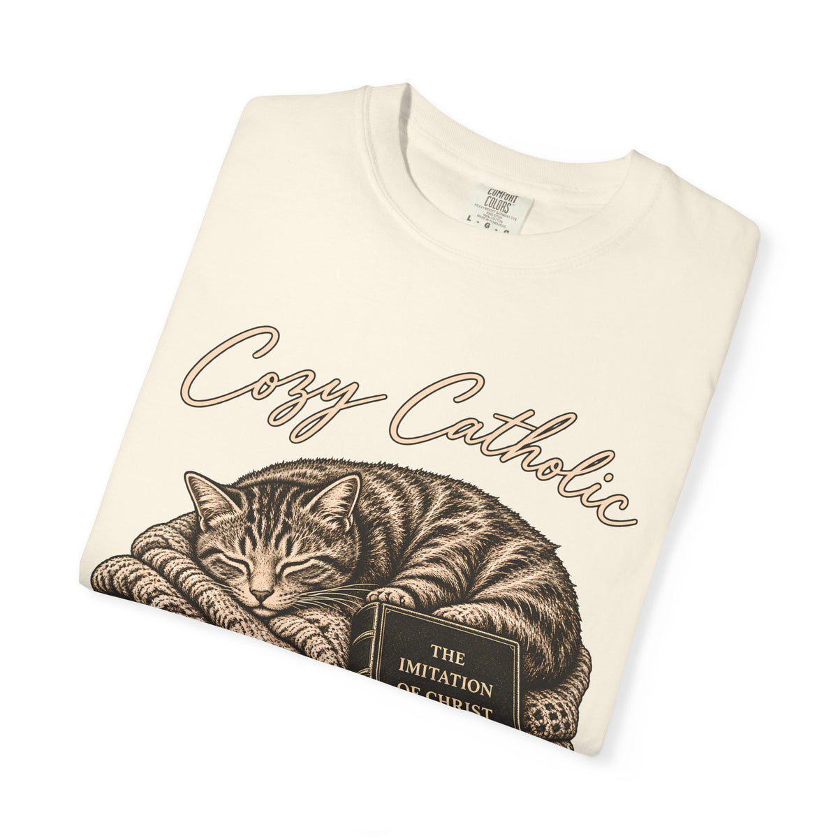 Cozy Catholic Cat T-Shirt