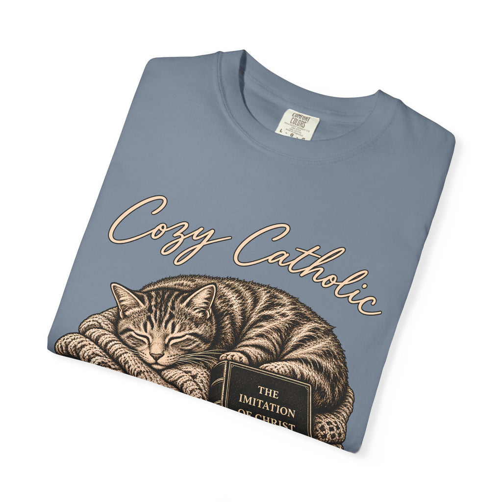 Cozy Catholic Cat T-Shirt