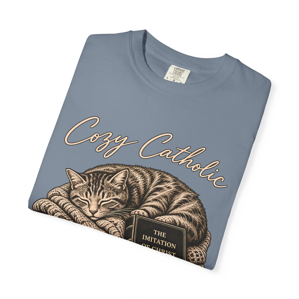 Cozy Catholic Cat T-Shirt