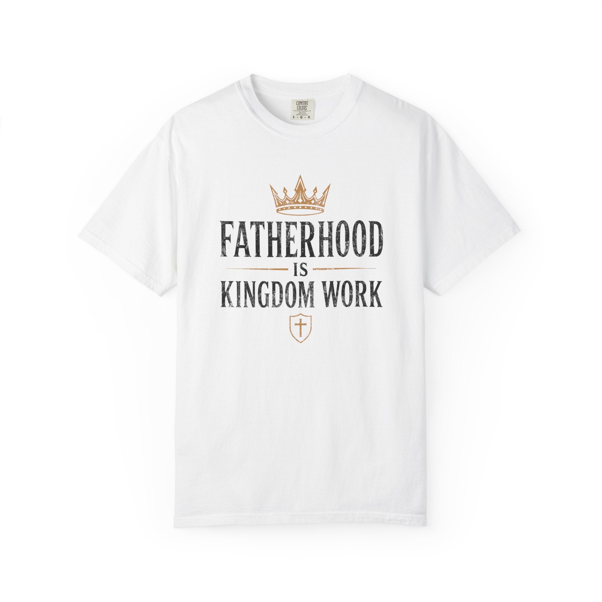Fatherhood is Kingdom Work Crown T-Shirt