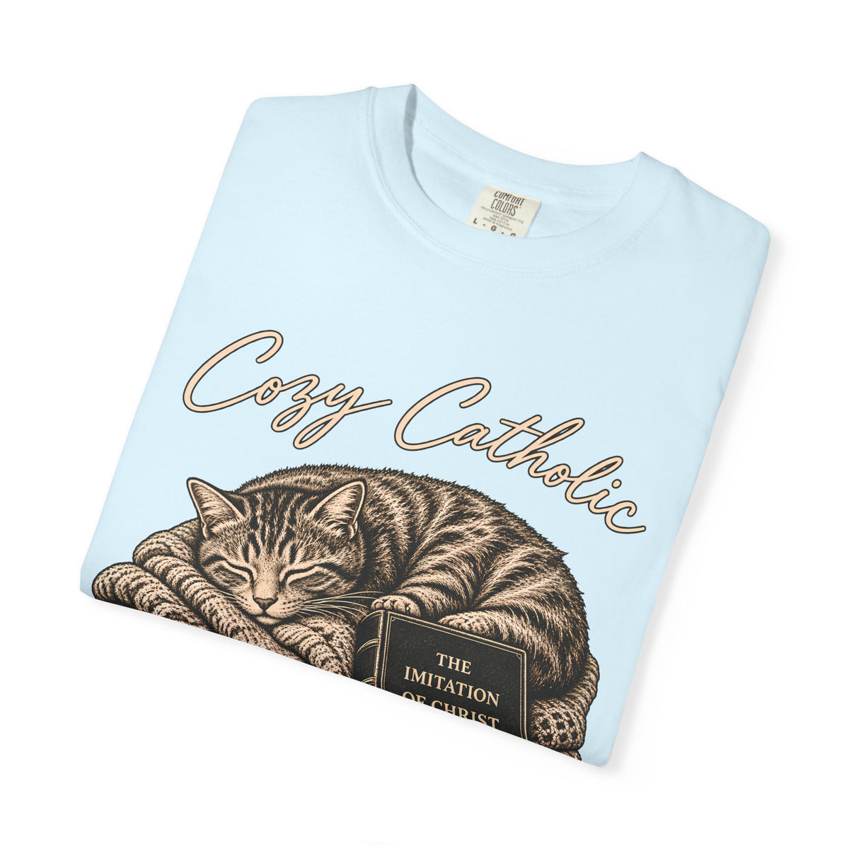 Cozy Catholic Cat T-Shirt