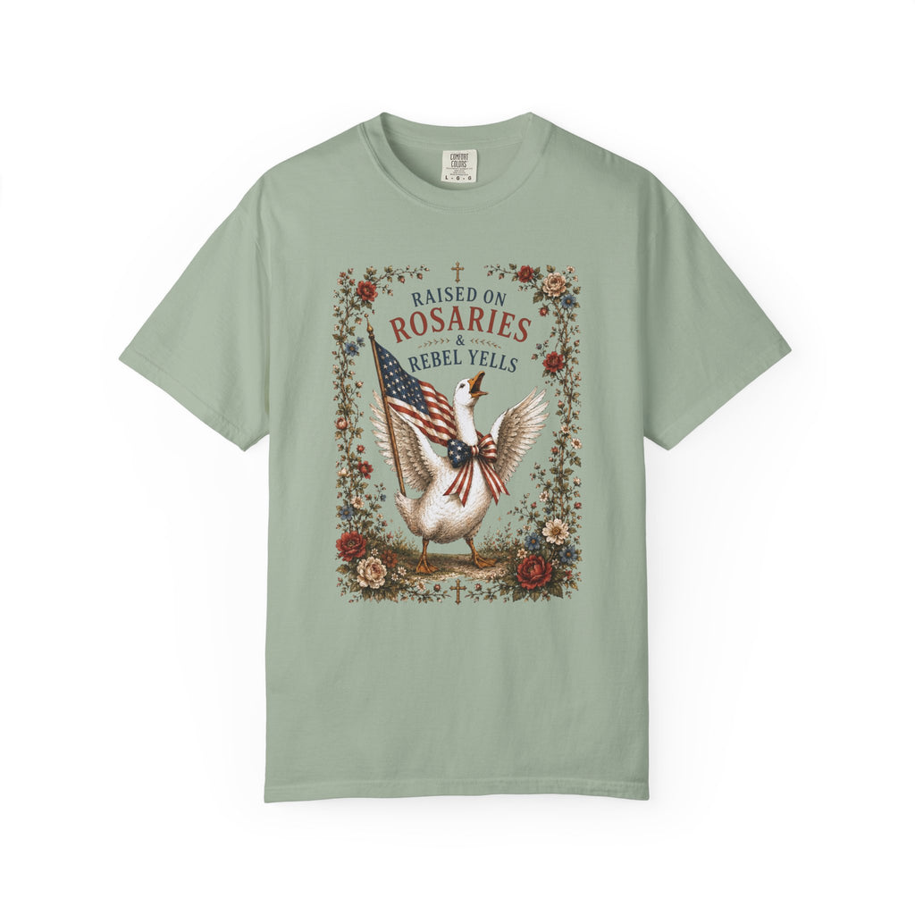 Rosaries & Rebel Yells T-Shirt