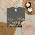 Cozy Catholic Cat T-Shirt