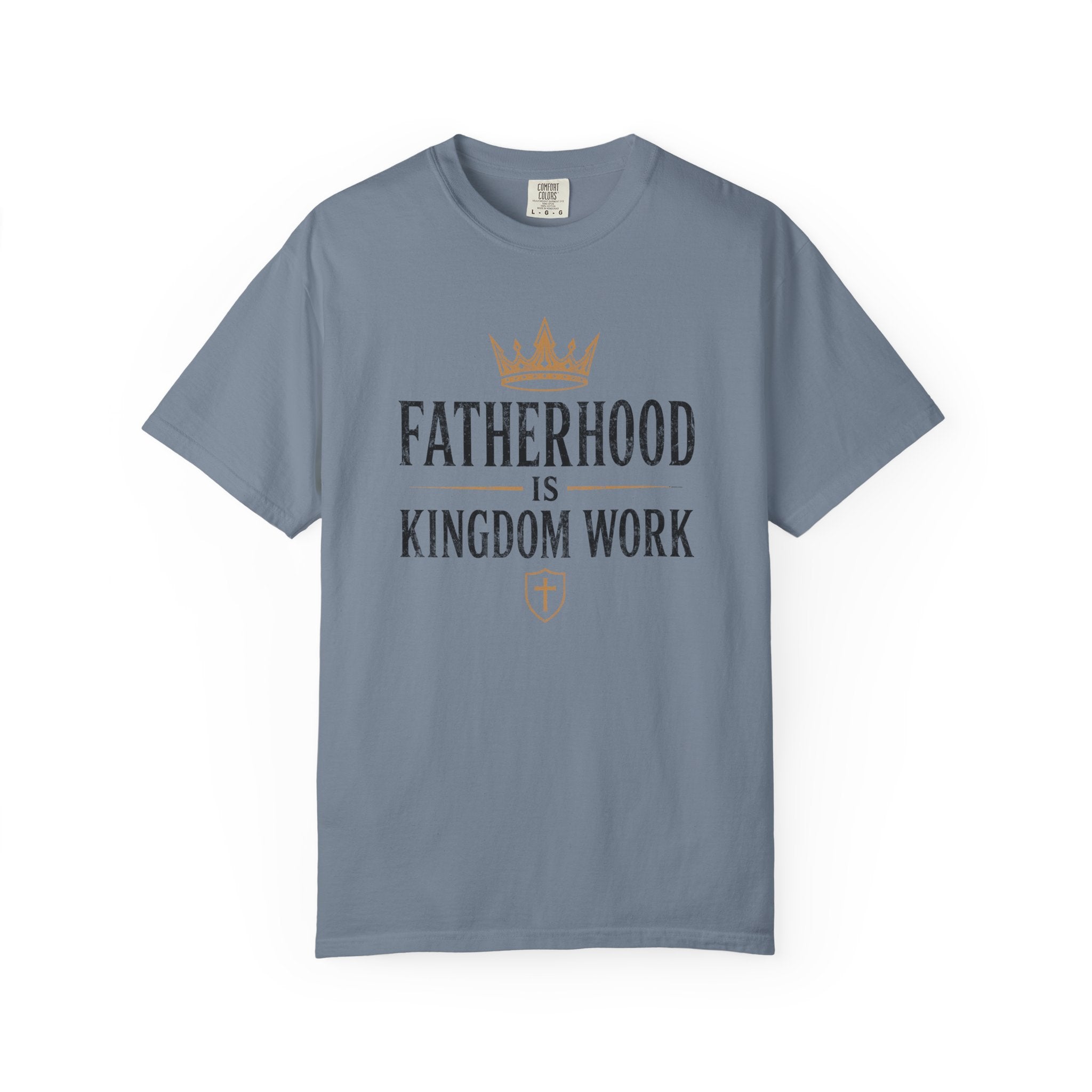 Fatherhood is Kingdom Work Crown T-Shirt
