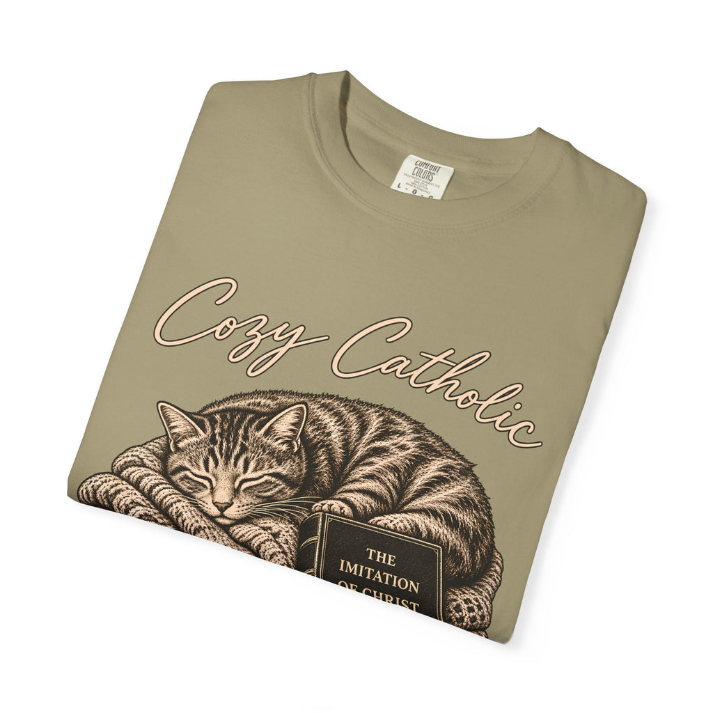 Cozy Catholic Cat T-Shirt